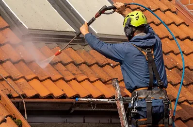 Démoussage et hydrofuge de toiture à Bantheville